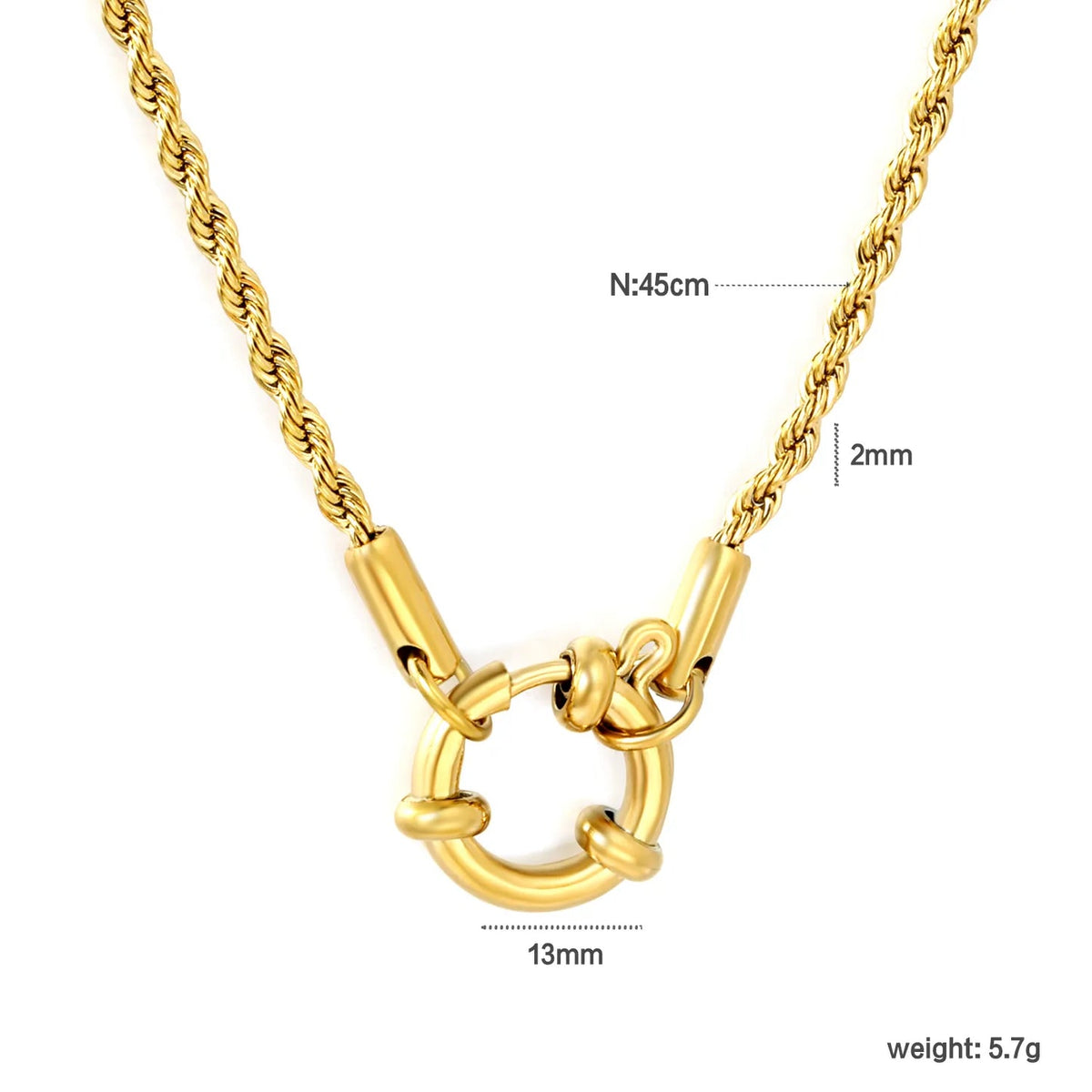 Thin Rope Chain Necklace