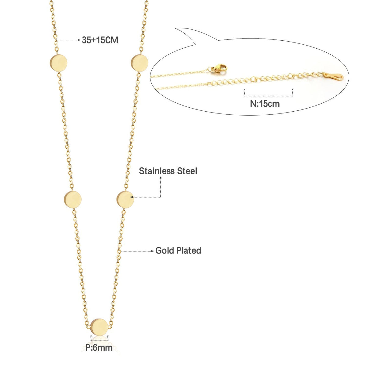 Circle Pendant Necklace
